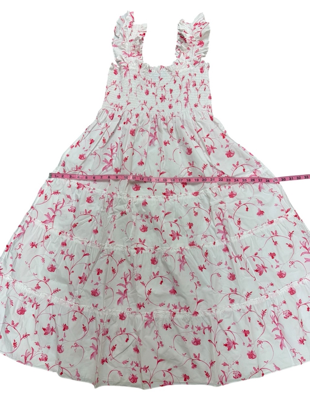 Hill House Home Midi Ellie Nap Dress Rose Botanical
Floral White Pink Size Large - Picture 14 of 14